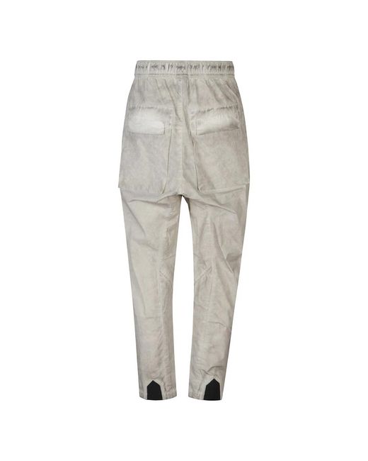 Thom Krom Gray Straight Trousers for men