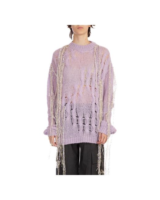 Round-Neck Knitwear Seafarer en coloris Purple