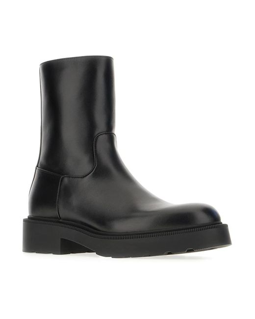 The Row Black Ankle Boots