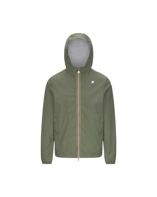K-Way Green Light Jackets for men
