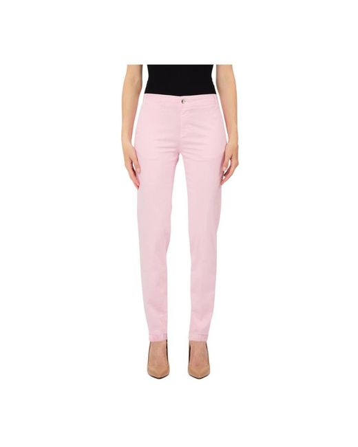 Liu Jo Pink Cropped Trousers