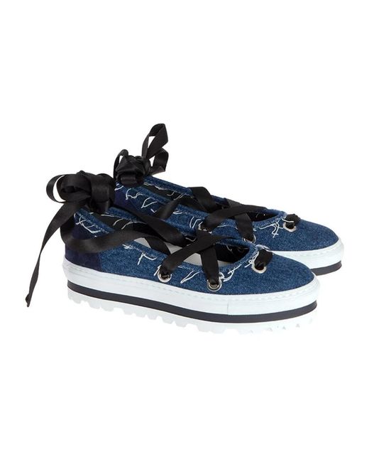 MSGM Blue Sneakers