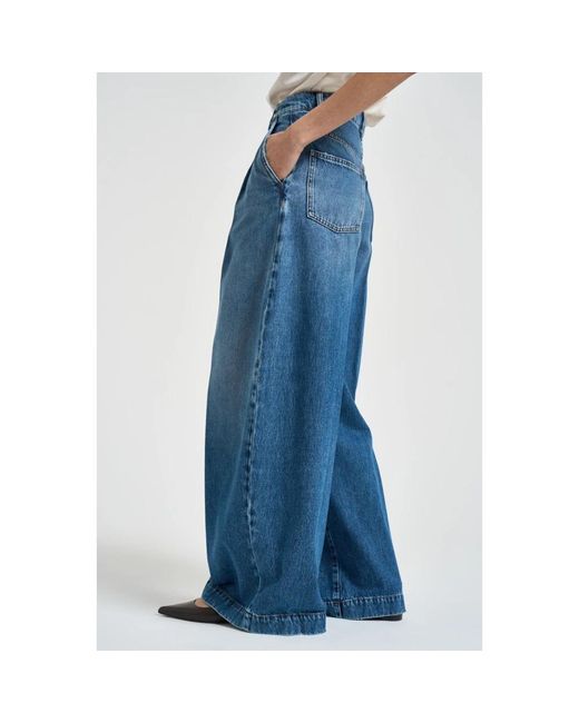 Liviana Conti Blue Wide Jeans