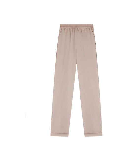 Emporio Armani Natural Straight Trousers