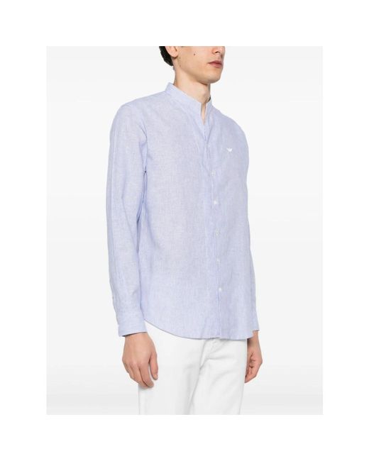 Emporio Armani Formal shirts in Blue für Herren