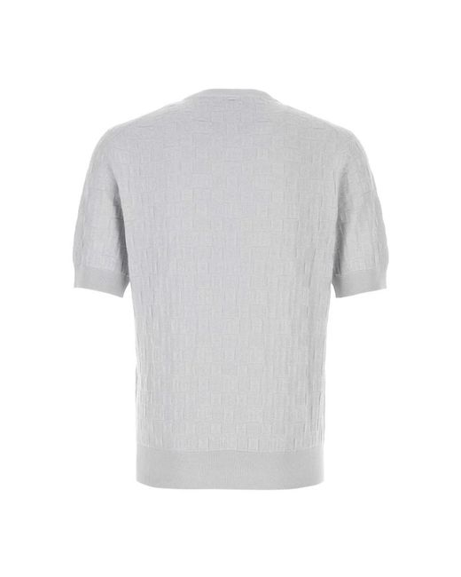 Dolce & Gabbana Gray Round-Neck Knitwear for men