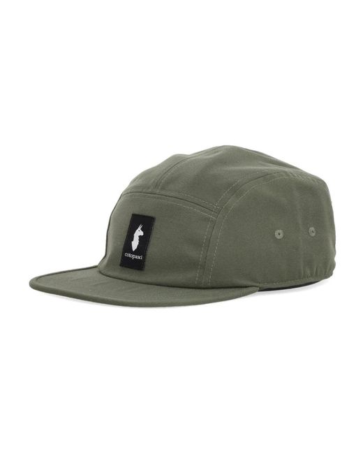 COTOPAXI Accessoires ,Groen ,Polyester Cada Dia 5-Panel Pet Met Platte Klep in het Green