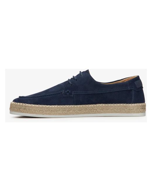 ESTRO Blue Laced Shoes for men