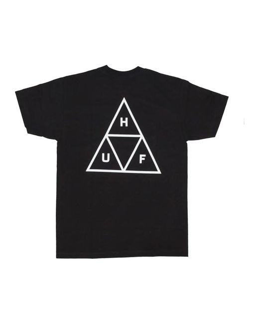 Huf T-Shirts in het Black voor heren