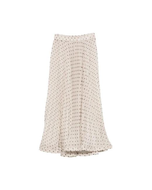 Maxi Skirts P.A.R.O.S.H. de color Natural