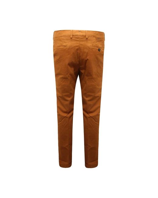 BERWICK 1707 Brown Chinos for men
