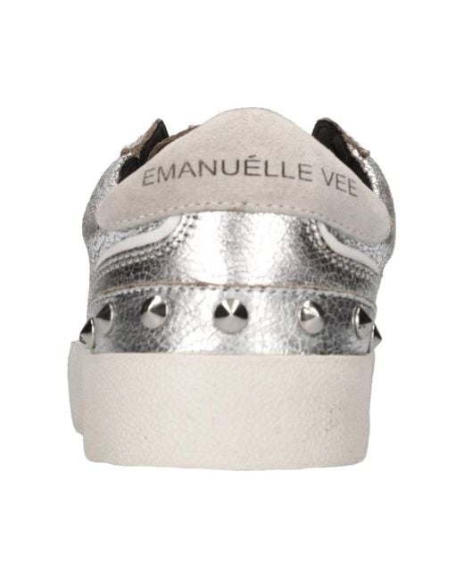 Emanuélle Vee White Olivia Sneaker