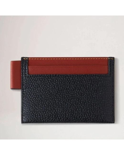 Mulberry Accessoires ,Blauw ,Leer Stijlvolle Creditcardhouder