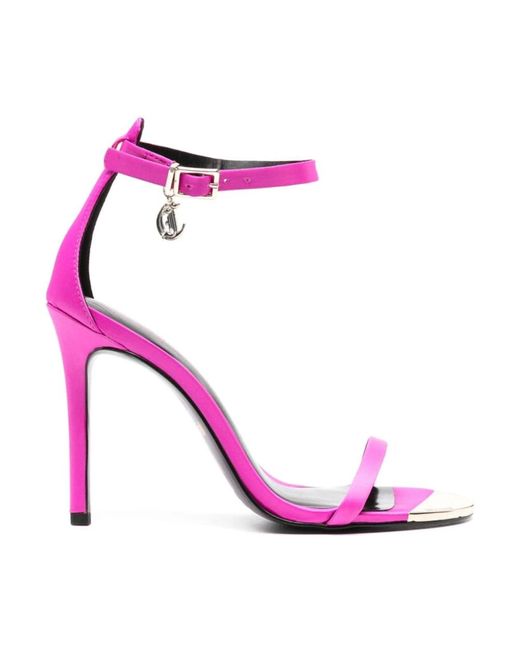 Just Cavalli Pink High Heel Sandals