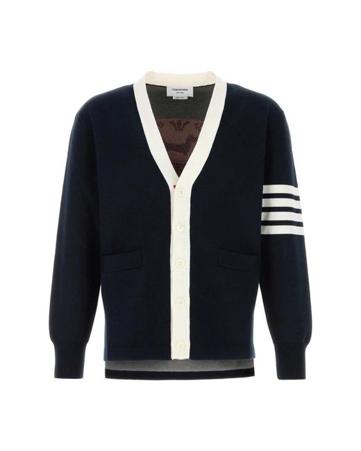 Thom Browne Blue Cardigans for men
