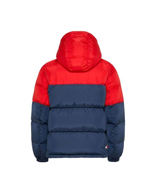 Tommy Hilfiger Red Down Jackets for men