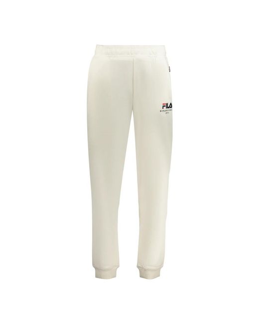 Fila Valsera Regular Logo Sweatpants in het Natural voor heren