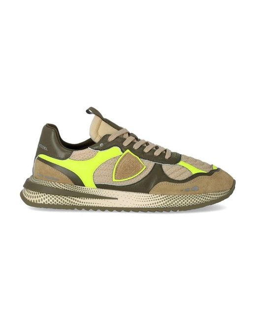 Philippe Model Green Sneakers for men
