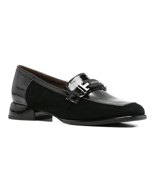 Linda Baumann Black Loafers