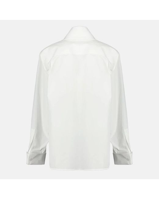 Saint Laurent White Blouses