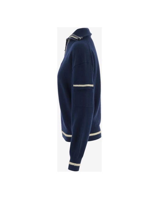 Guest In Residence Blue Turtlenecks