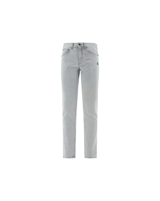 Off-White c/o Virgil Abloh Gray Denim Jeans for men