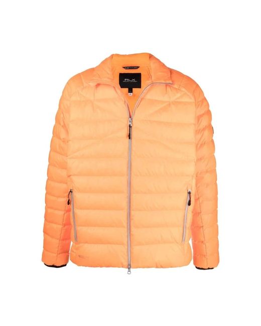 Ralph Lauren Orange Winter Jackets for men