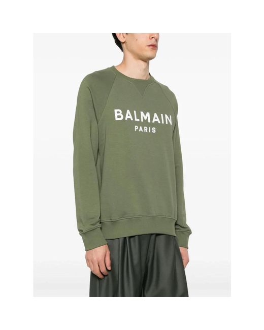 Balmain Green Sweatshirts for men