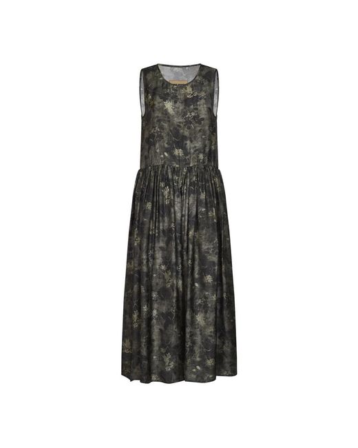 Uma Wang Black Midi Dresses
