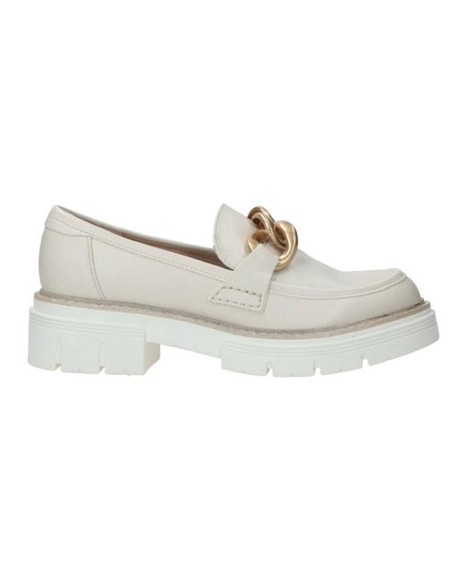 Marco Tozzi White Loafers