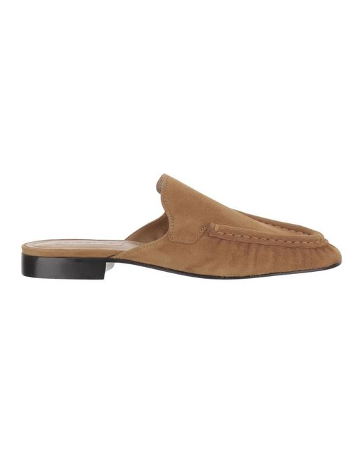 ARMARIUM Brown Suede Mules