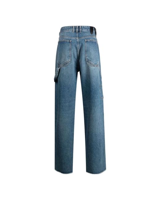 DARKPARK Blue Straight Fit Jeans for men
