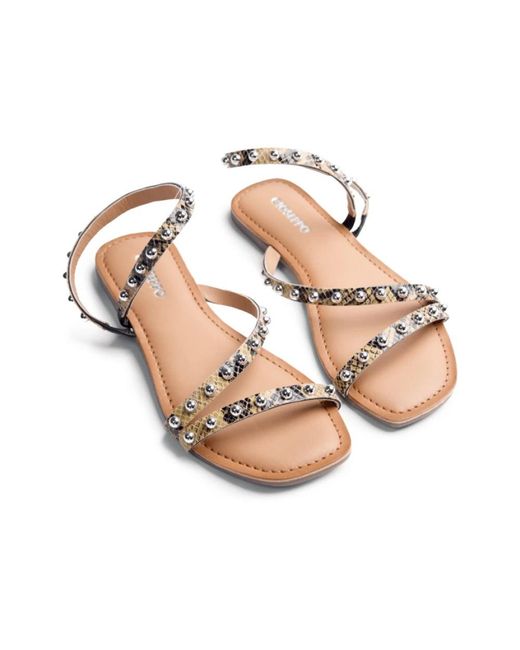 Flat Sandals Gioseppo en coloris Metallic