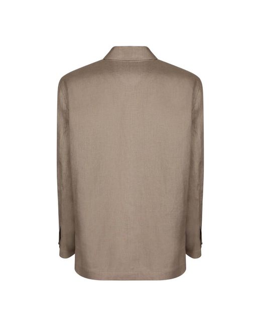 Dell'Oglio Brown Casual Shirts for men