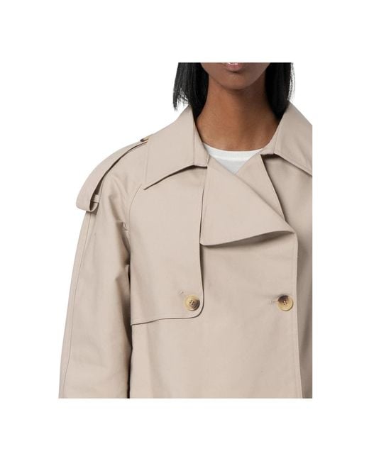Fracomina Natural Trench Coats