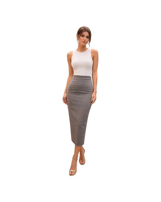 MARSĒM Gray Pencil Skirts