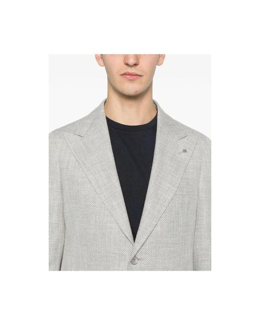 Tagliatore Jassen ,Grijs ,Wol G-Pl 26K Blazer in het Gray voor heren