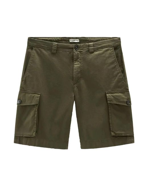 Woolrich Green Casual Shorts for men