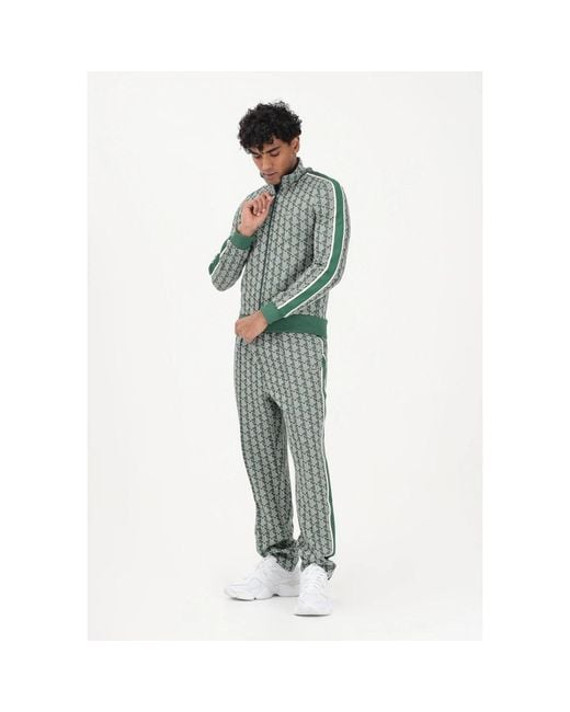 Lacoste Paris Monogram Sweatpants in het Gray voor heren