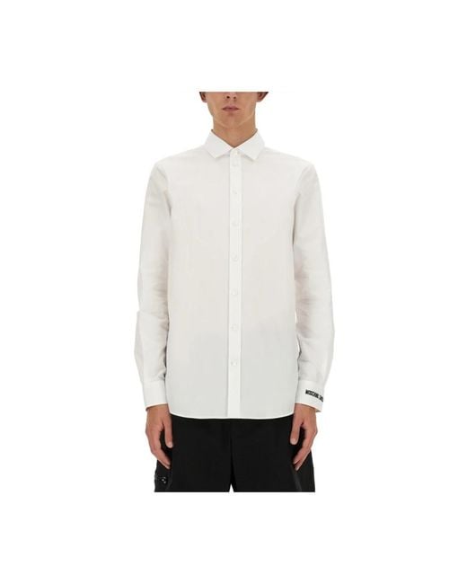 Moschino White Formal Shirts for men
