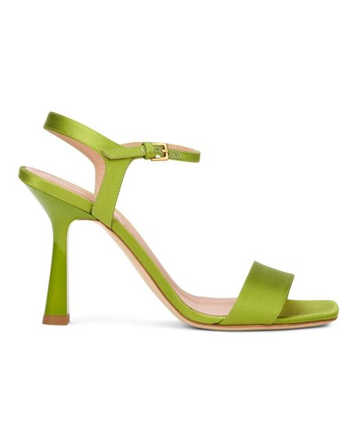 Alberta Ferretti Green High Heel Sandals