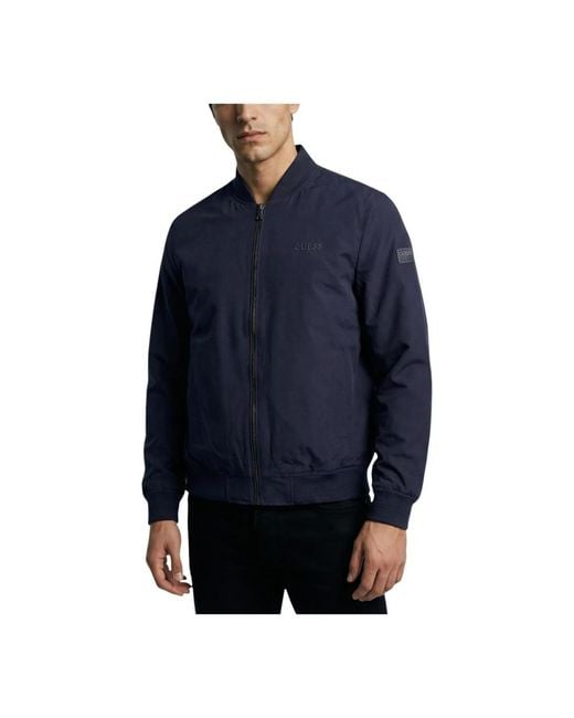 Bomber Jackets Guess de hombre de color Blue