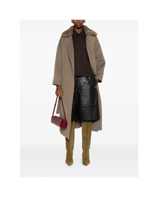 Betta Corradi Brown Belted Coats