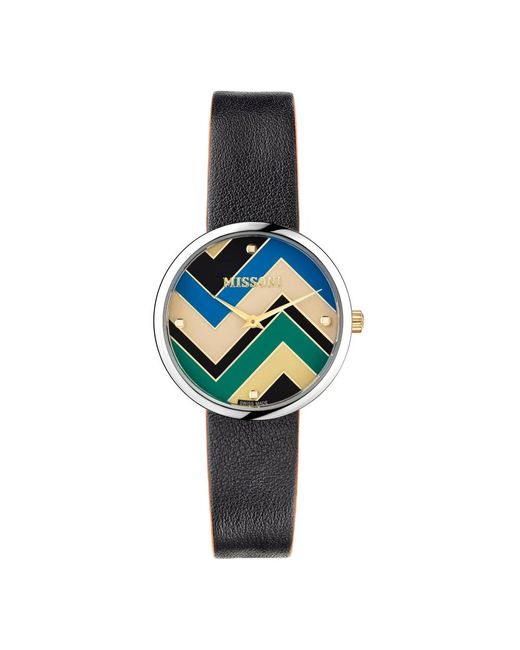 Missoni White Herren Schweizer Quarz Uhr