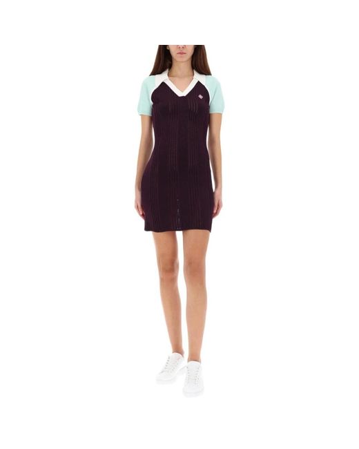 Casablanca Red Knitted Dresses
