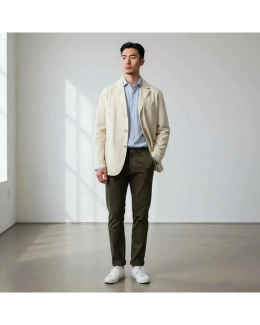 Blazers Aspesi de hombre de color Gray
