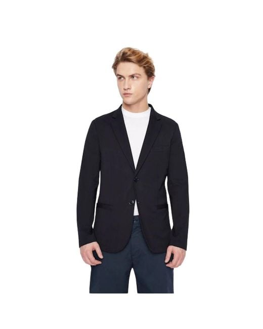 ARMANI EXCHANGE Blue Blazers for men