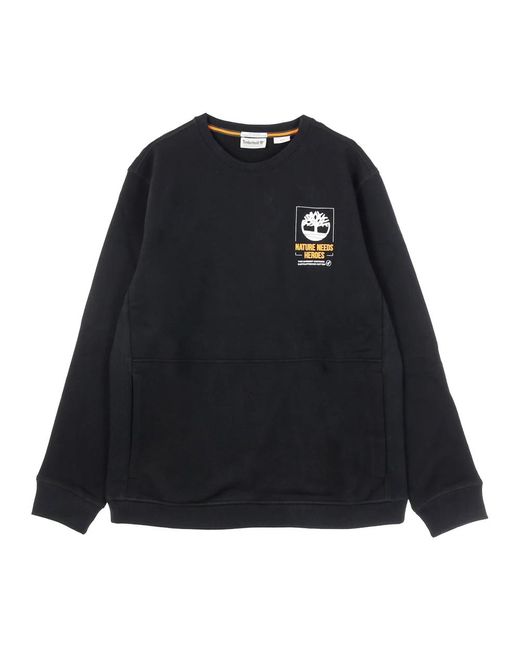 Timberland Sweatshirts in het Black voor heren