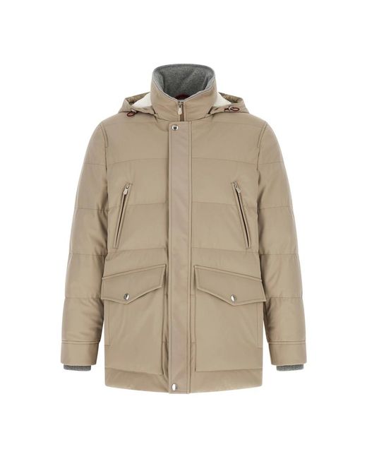 Brunello Cucinelli Natural Parkas for men