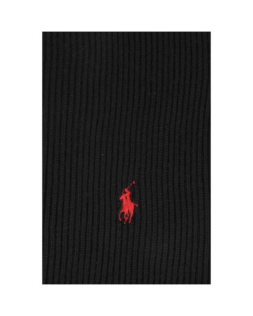 Polo Ralph Lauren Black Winter Scarves for men